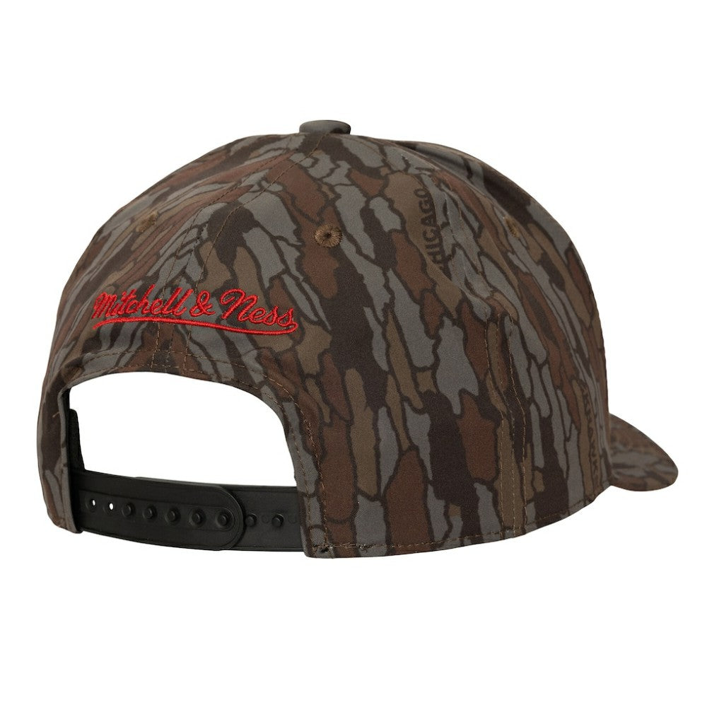 NHL Chicago Blackhawks Mitchell & Ness Hidden Camo Pro Crown Adjustable Hat - Camo