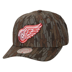 NHL Detroit Red Wings Mitchell & Ness Hidden Camo Pro Crown Adjustable Hat - Camo