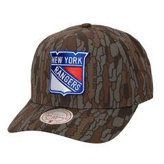NHL New York Rangers Mitchell & Ness Hidden Camo Pro Crown Adjustable Hat - Camo