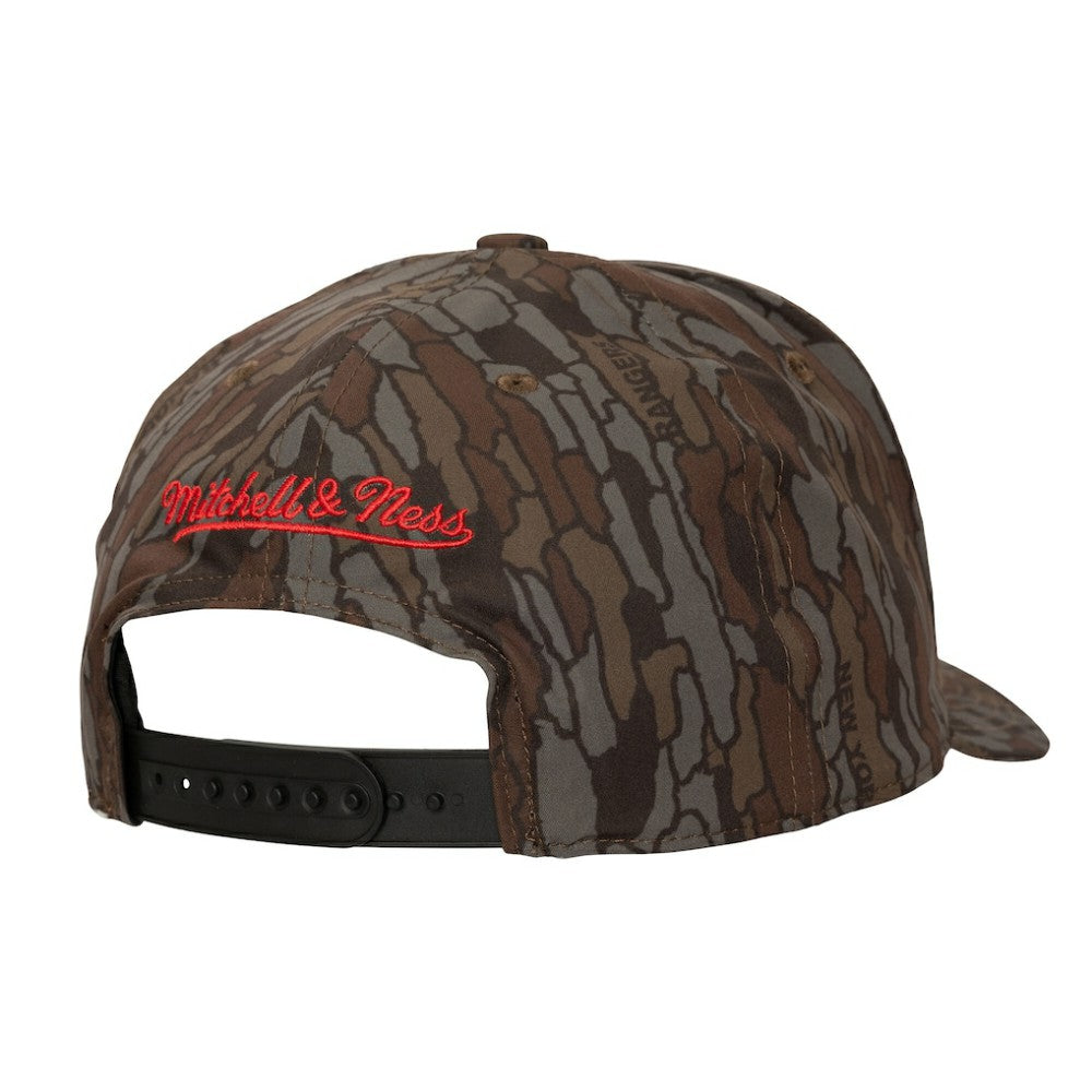 NHL New York Rangers Mitchell & Ness Hidden Camo Pro Crown Adjustable Hat - Camo