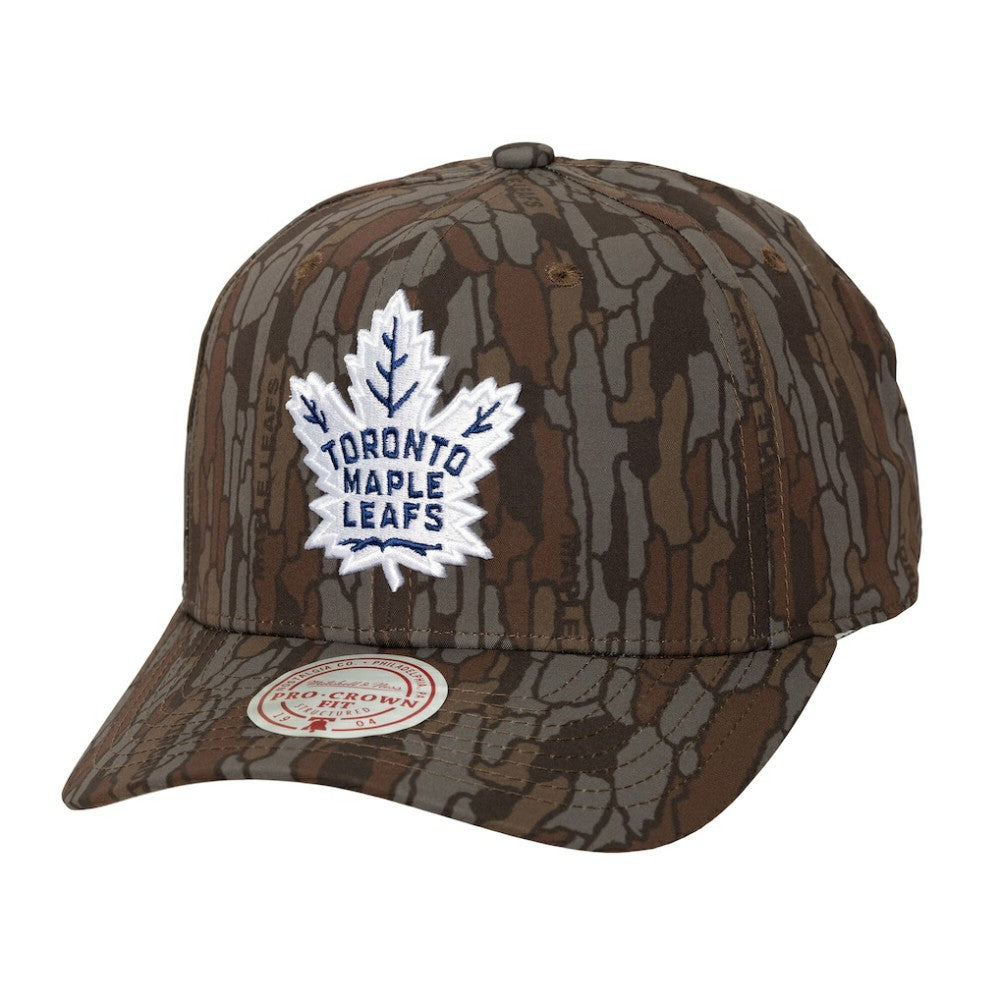 NHL Toronto Maple Leafs Mitchell & Ness Hidden Camo Pro Crown Adjustable Hat - Camo