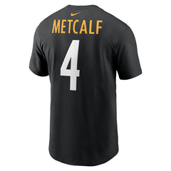 DK Metcalf Pittsburgh Steelers Name & Number T-Shirt Black