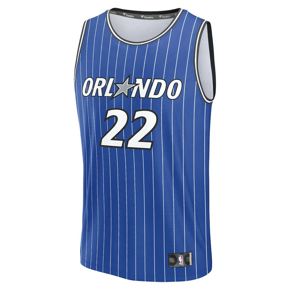 Franz Wagner Orlando Magic Fast Break Replica Player Jersey Icon Edition Blue