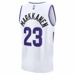 Lauri Markkanen Utah Jazz Youth Fast Break Replica Jersey Association Edition White