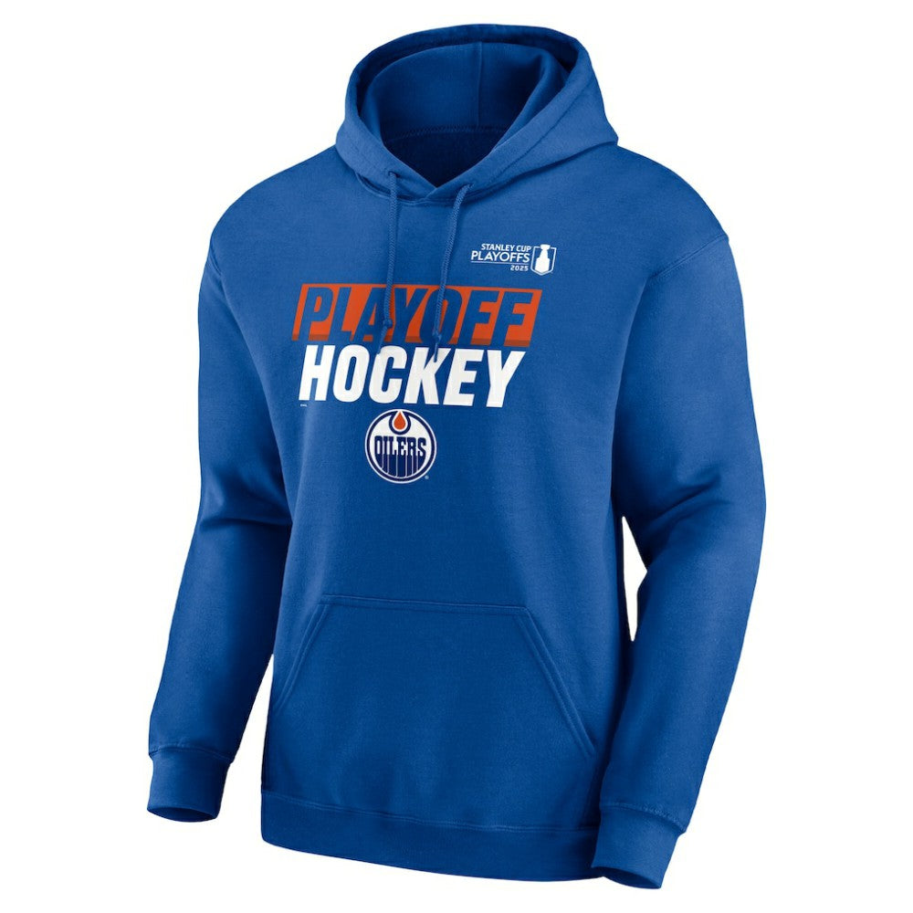 NHL Edmonton Oilers Fanatics 2025 Stanley Cup Playoffs Breakout Fleece Pullover Hoodie - Royal
