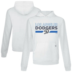 Los Angeles Dodgers Levelwear City Connect Relay No Hitter Pullover Hoodie - White Hoodies