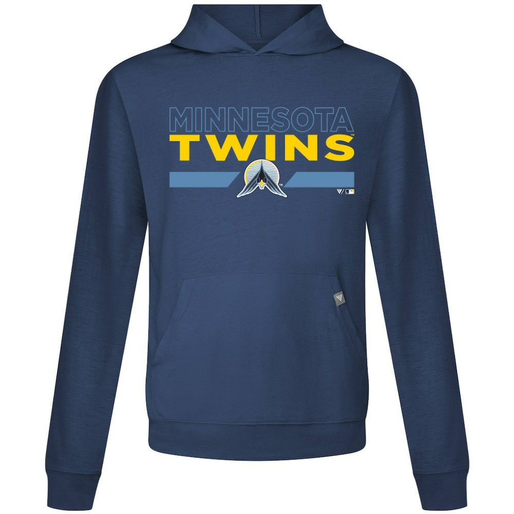 Minnesota Twins Levelwear City Connect Relay No Hitter Pullover Hoodie - Navy Hoodies