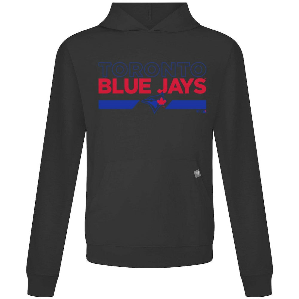 Toronto Blue Jays Levelwear City Connect Relay No Hitter Pullover Hoodie - Black Hoodies