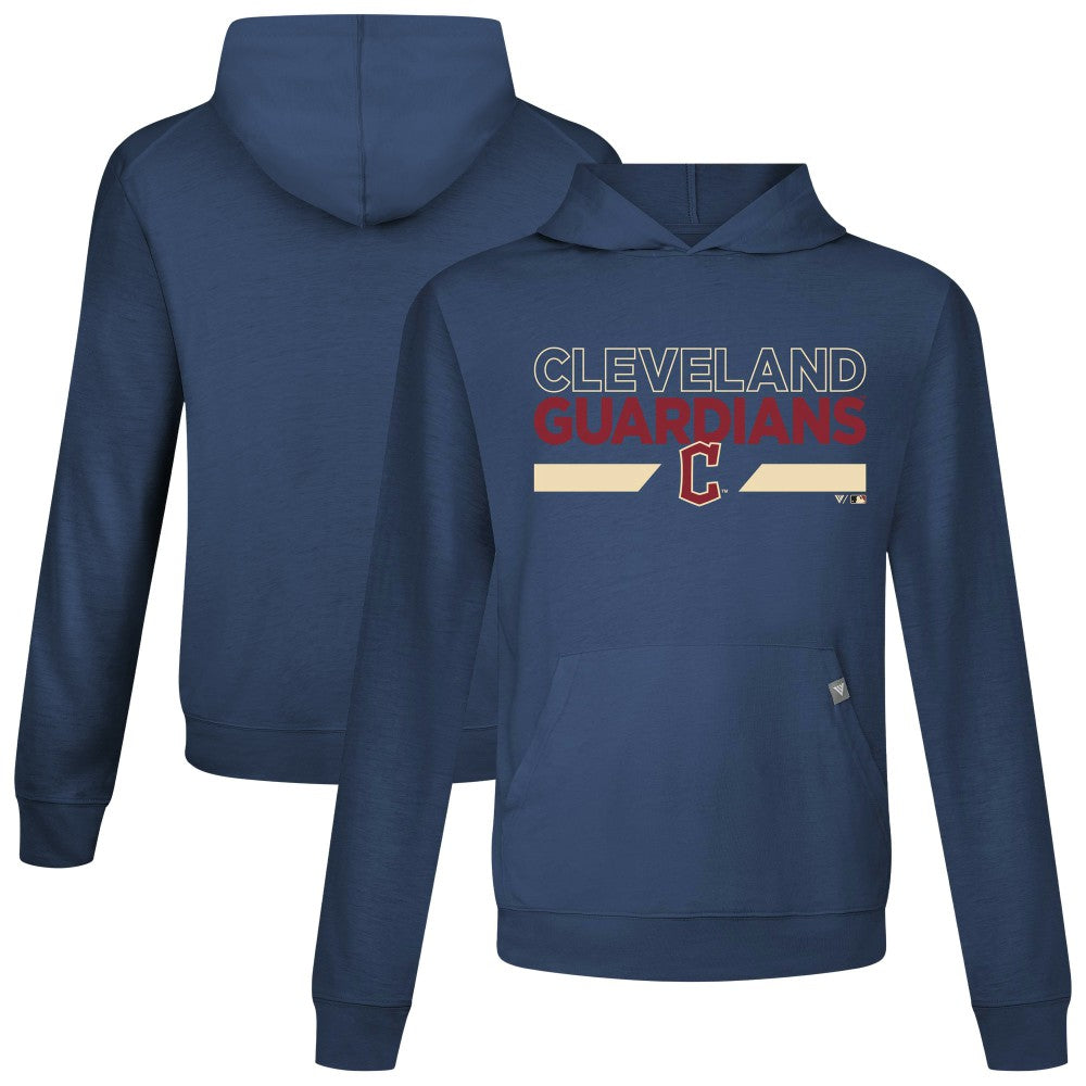 Cleveland Guardians Levelwear City Connect Relay No Hitter Pullover Hoodie - Navy Hoodies