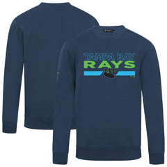 Tampa Bay Rays Levelwear City Connect Zane No Hitter Pullover Sweatshirt - Navy Pullover