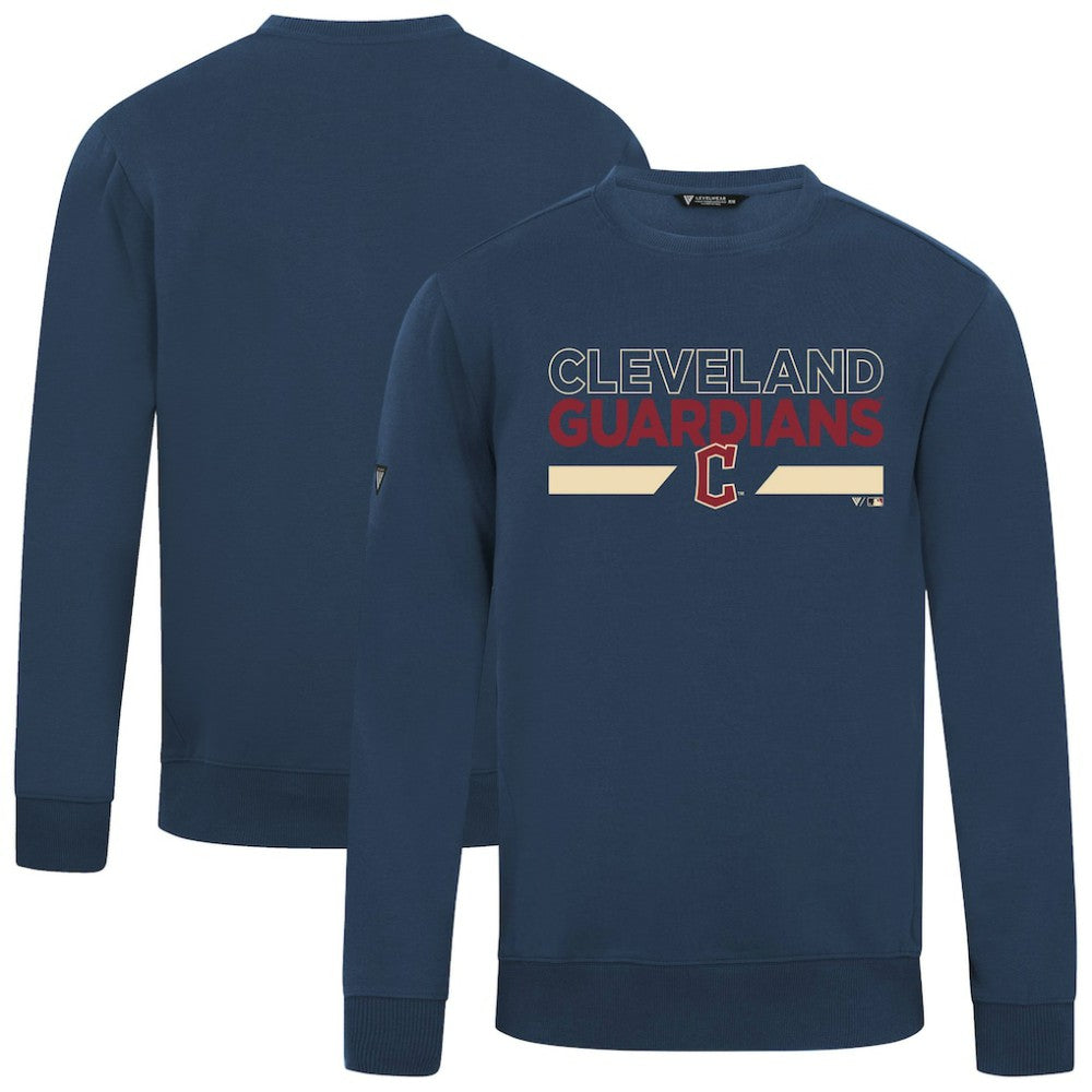 Cleveland Guardians Levelwear City Connect Zane No Hitter Pullover Sweatshirt - Navy Pullover