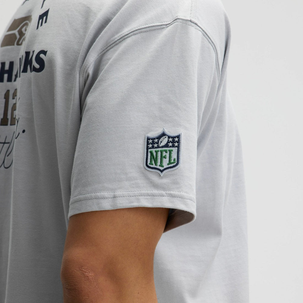 Seattle Seahawks 2025 Rivalries Collection Essential Max90 T-Shirt Wolf Gray