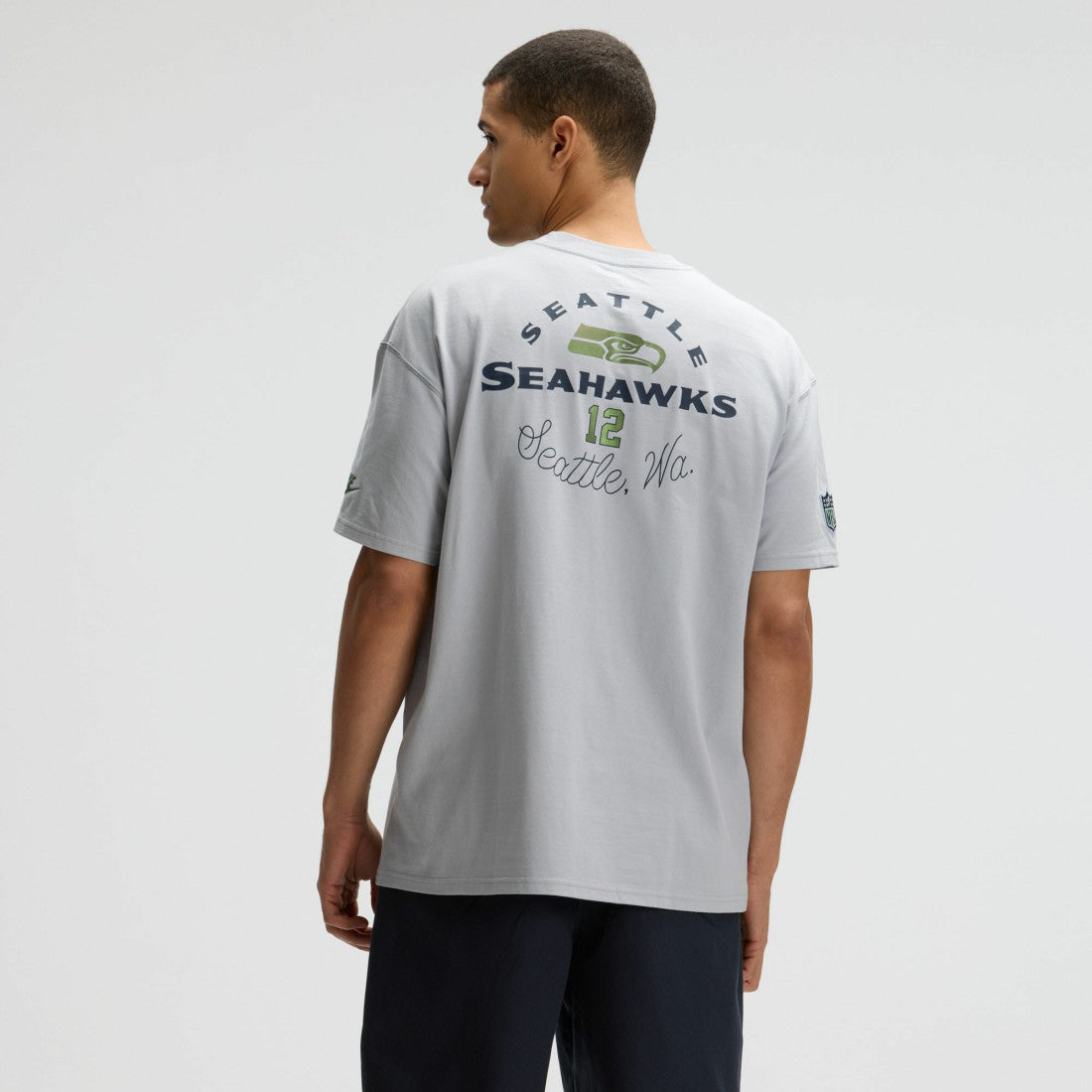 Seattle Seahawks 2025 Rivalries Collection Essential Max90 T-Shirt Wolf Gray