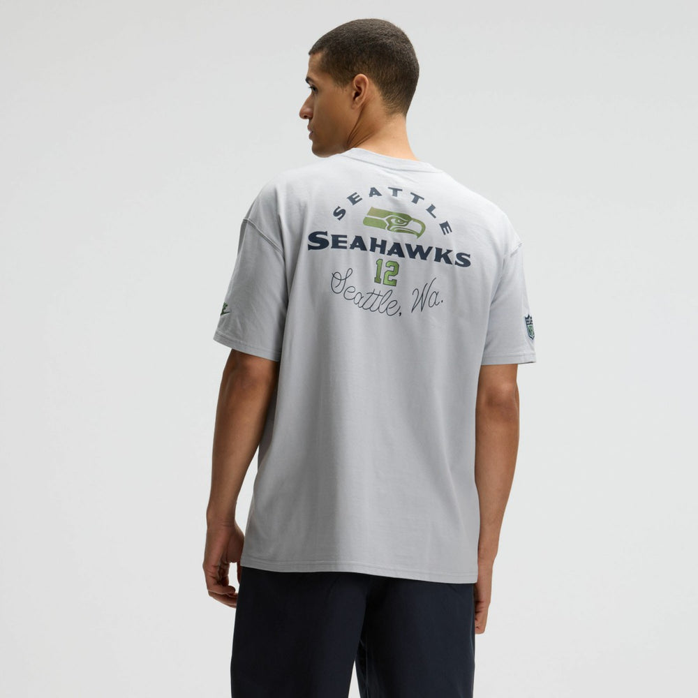 Seattle Seahawks 2025 Rivalries Collection Essential Max90 T-Shirt Wolf Gray