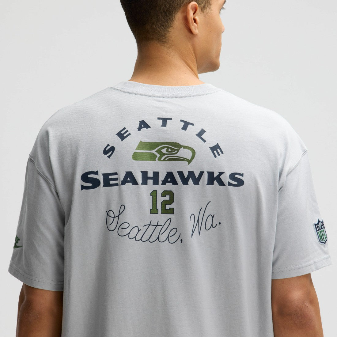 Seattle Seahawks 2025 Rivalries Collection Essential Max90 T-Shirt Wolf Gray