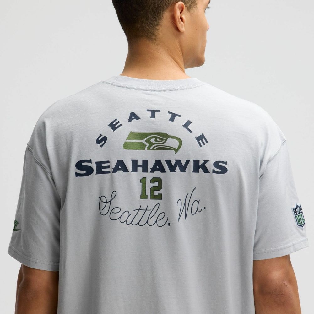 Seattle Seahawks 2025 Rivalries Collection Essential Max90 T-Shirt Wolf Gray