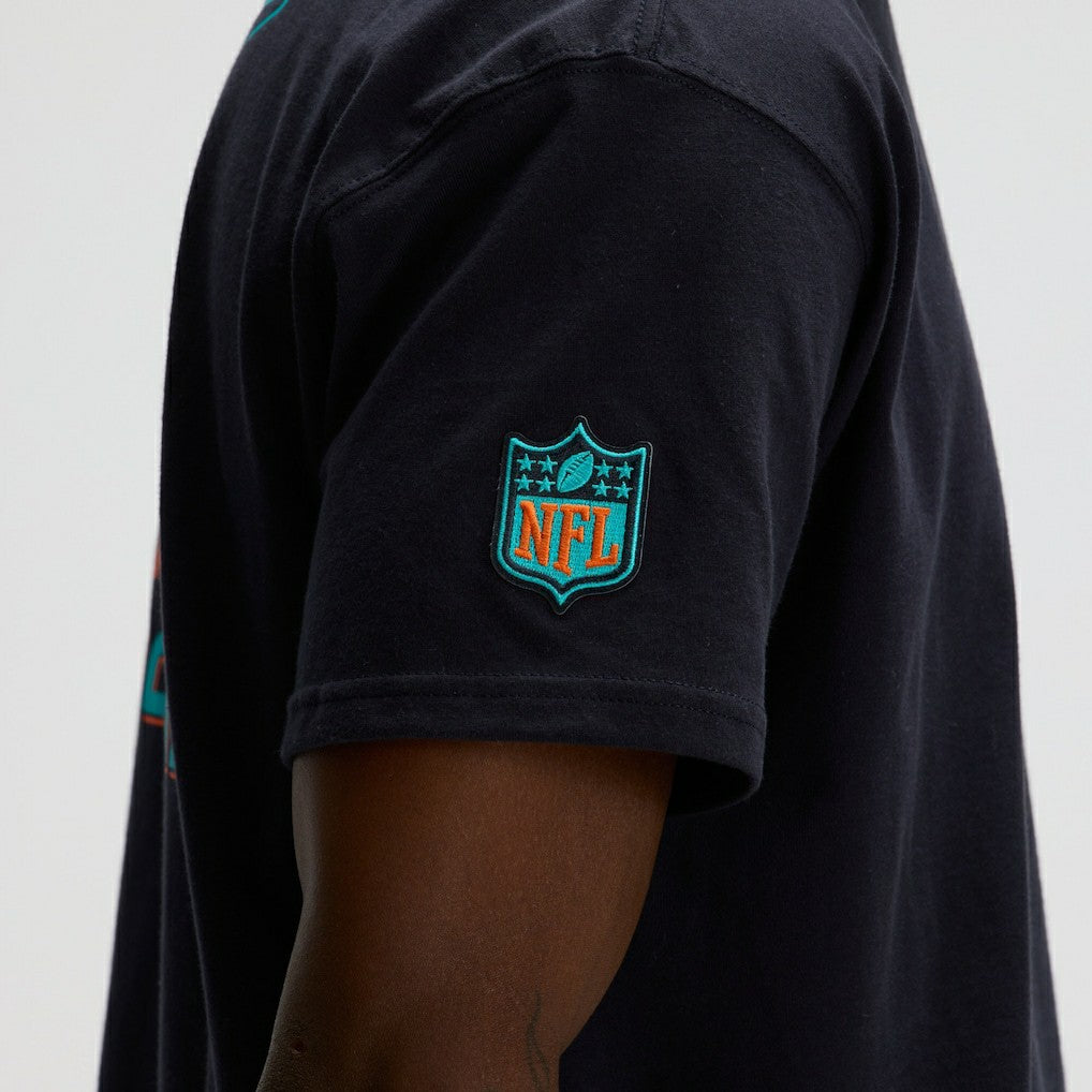 Miami Dolphins 2025 Rivalries Collection Essential Max90 T-Shirt Pitch Blue