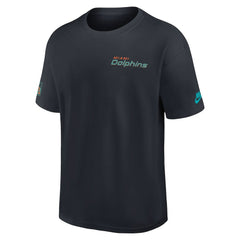 Miami Dolphins 2025 Rivalries Collection Essential Max90 T-Shirt Pitch Blue