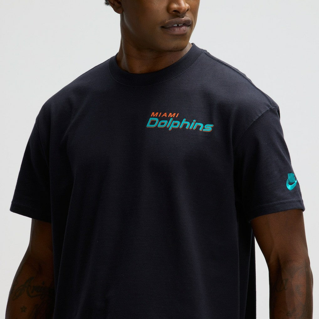 Miami Dolphins 2025 Rivalries Collection Essential Max90 T-Shirt Pitch Blue