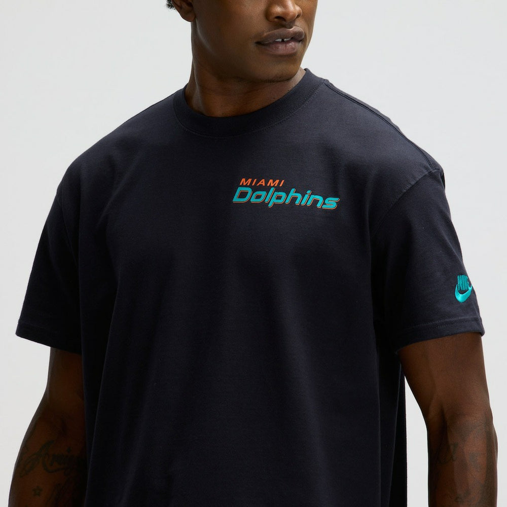 Miami Dolphins 2025 Rivalries Collection Essential Max90 T-Shirt Pitch Blue