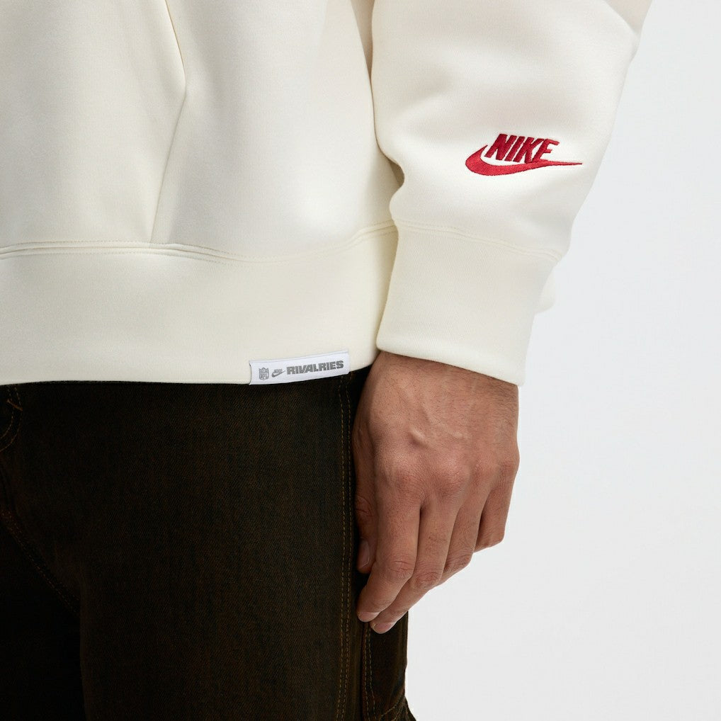 Arizona Cardinals 2025 Rivalries Collection Oversized Tech Fleece Hoodie Natural