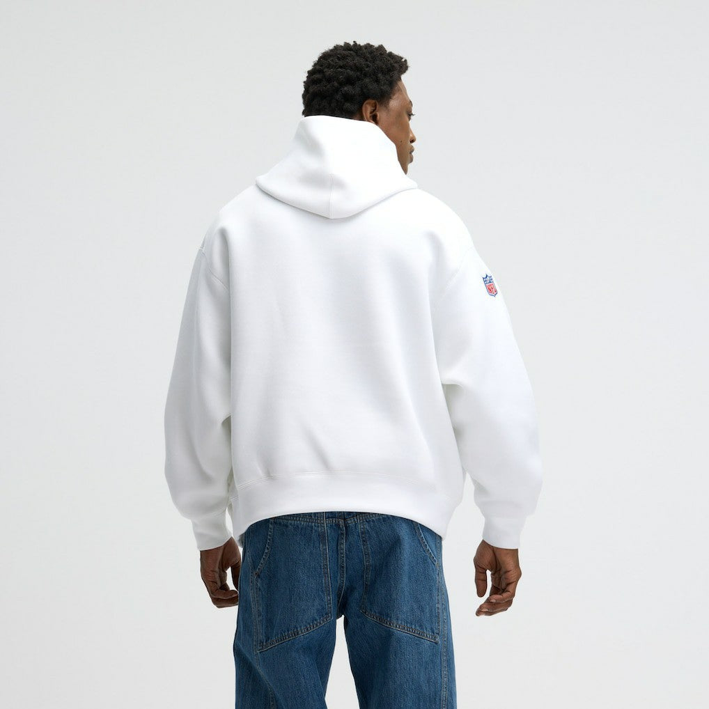 Buffalo Bills 2025 Rivalries Collection Oversized Tech Fleece Hoodie White