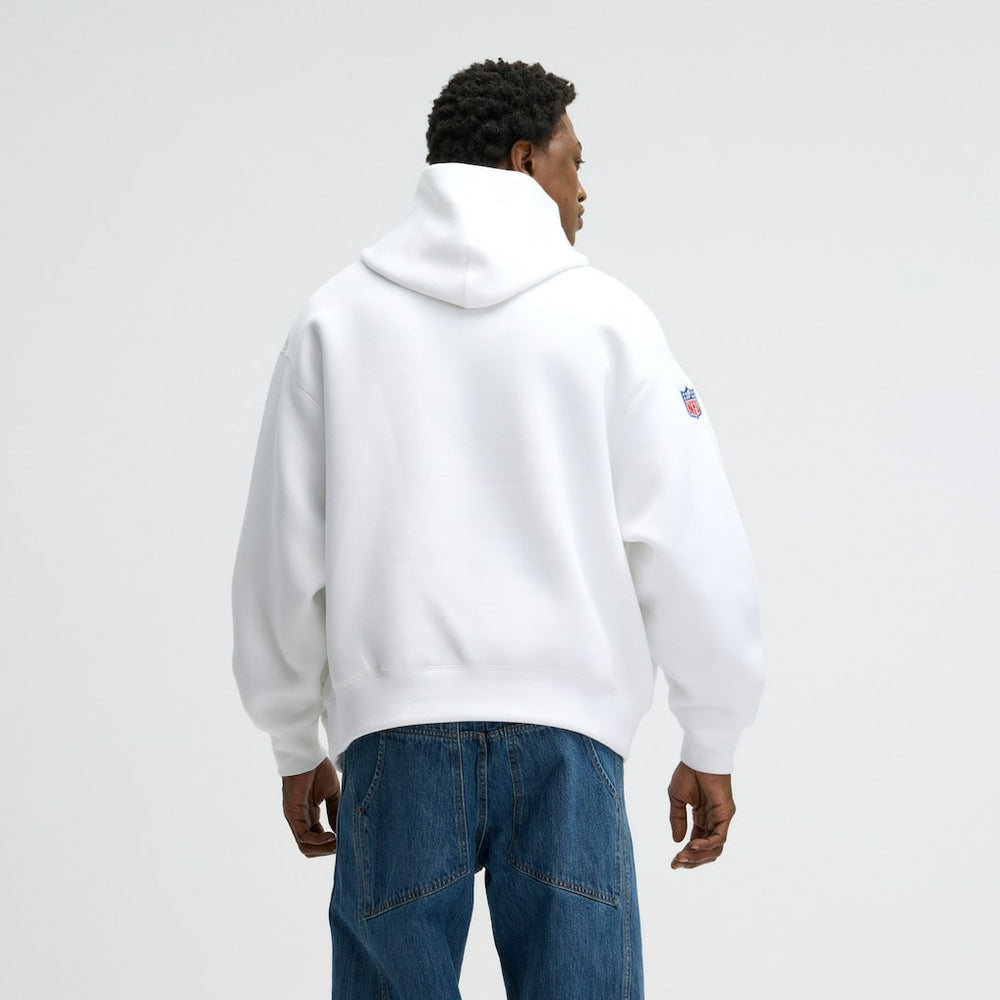Buffalo Bills 2025 Rivalries Collection Oversized Tech Fleece Hoodie White