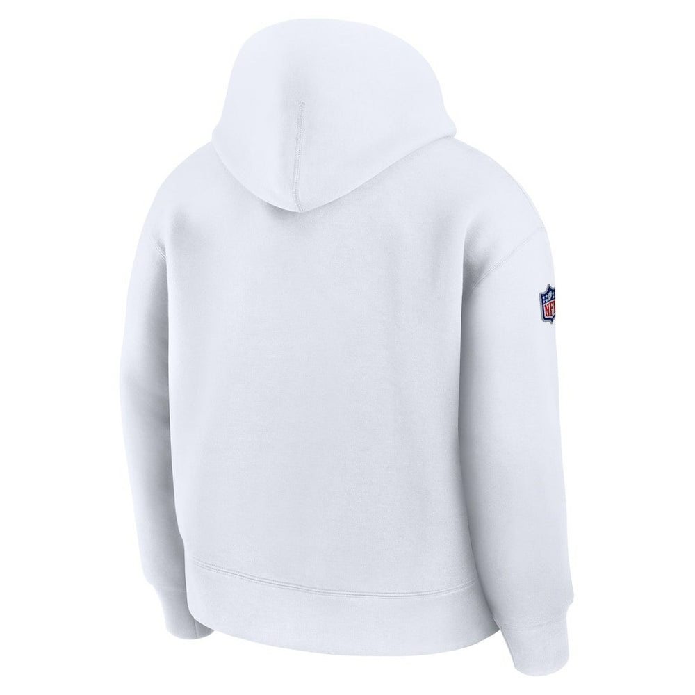 Buffalo Bills 2025 Rivalries Collection Oversized Tech Fleece Hoodie White