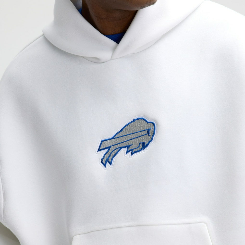 Buffalo Bills 2025 Rivalries Collection Oversized Tech Fleece Hoodie White