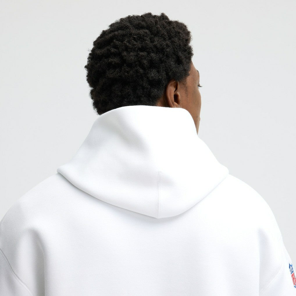 Buffalo Bills 2025 Rivalries Collection Oversized Tech Fleece Hoodie White