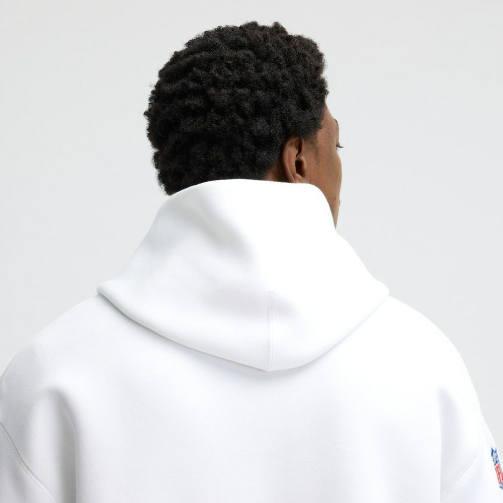 Buffalo Bills 2025 Rivalries Collection Oversized Tech Fleece Hoodie White
