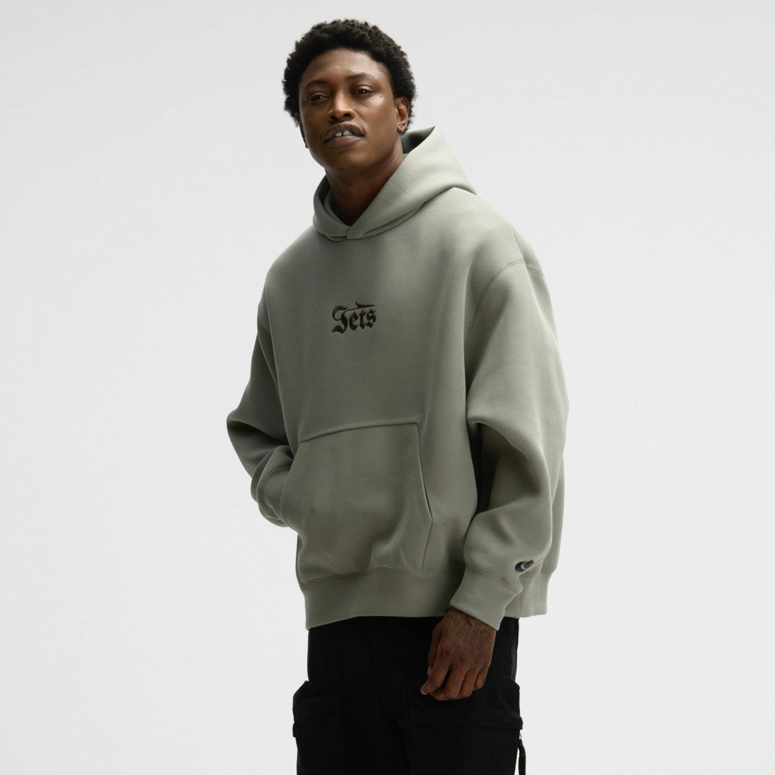 New York Jets 2025 Rivalries Collection Oversized Tech Fleece Hoodie Gotham Green