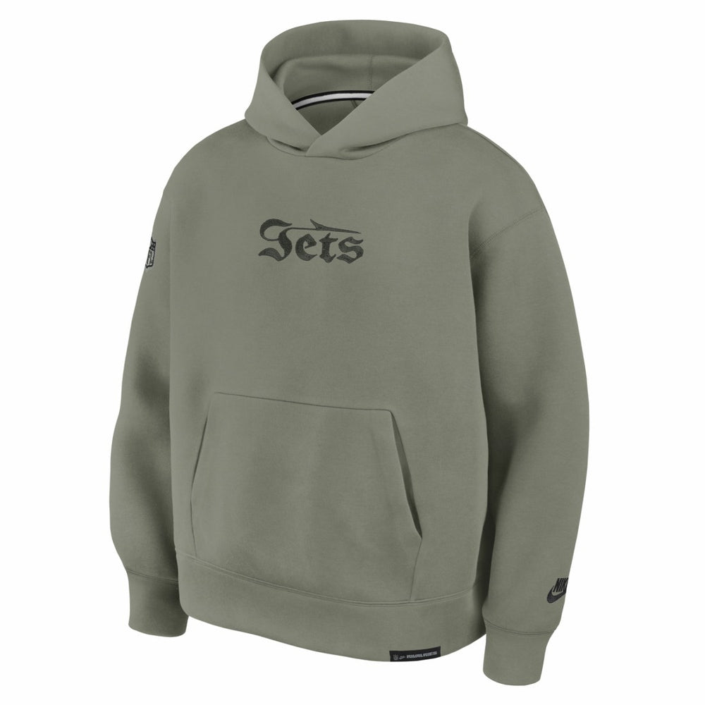 New York Jets 2025 Rivalries Collection Oversized Tech Fleece Hoodie Gotham Green