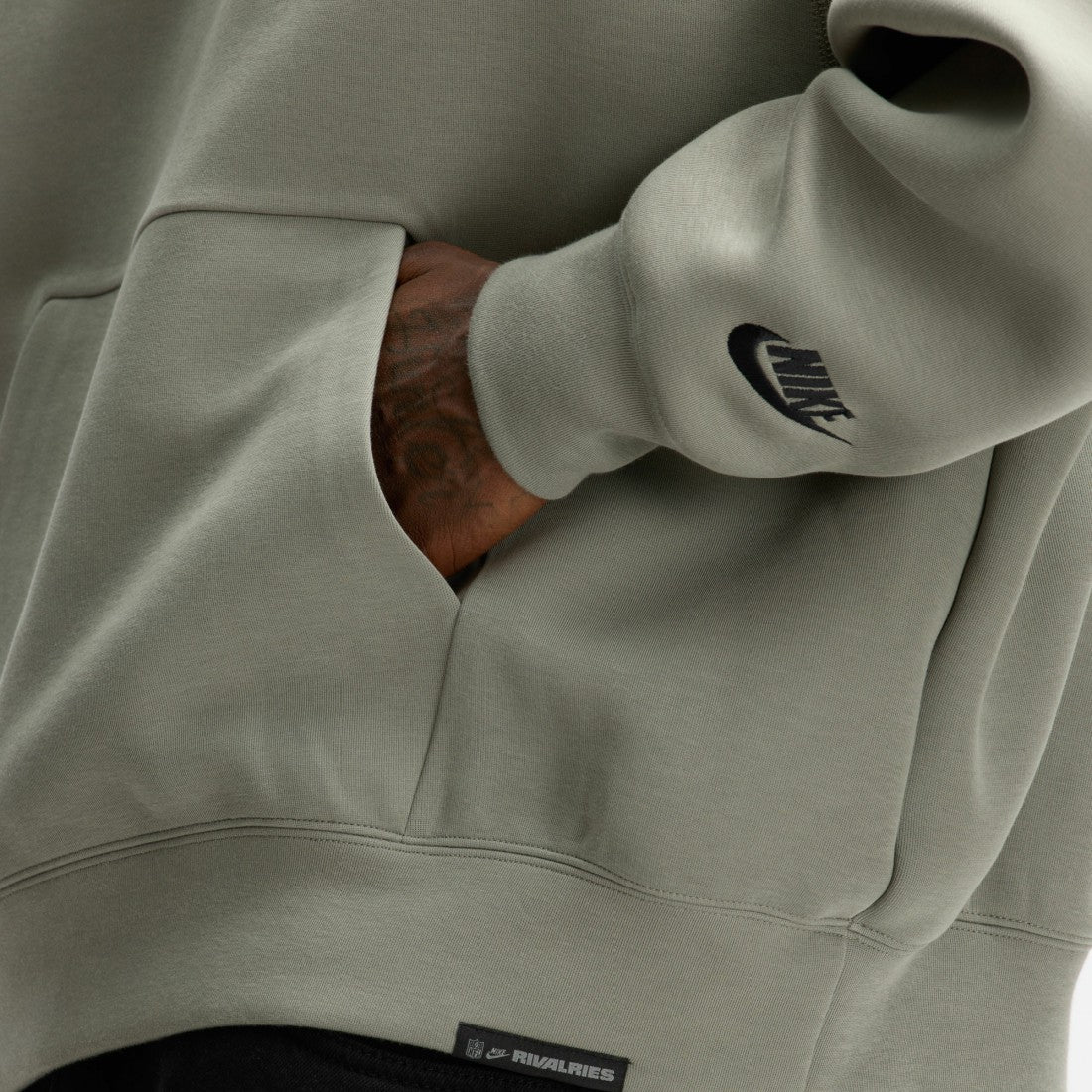 New York Jets 2025 Rivalries Collection Oversized Tech Fleece Hoodie Gotham Green
