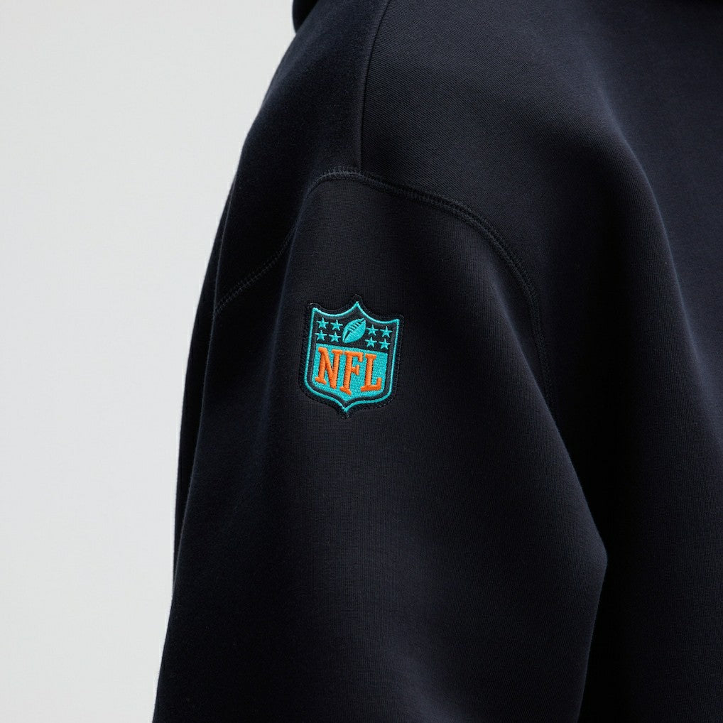 Miami Dolphins 2025 Rivalries Collection Oversized Tech Fleece Hoodie Pitch Blue