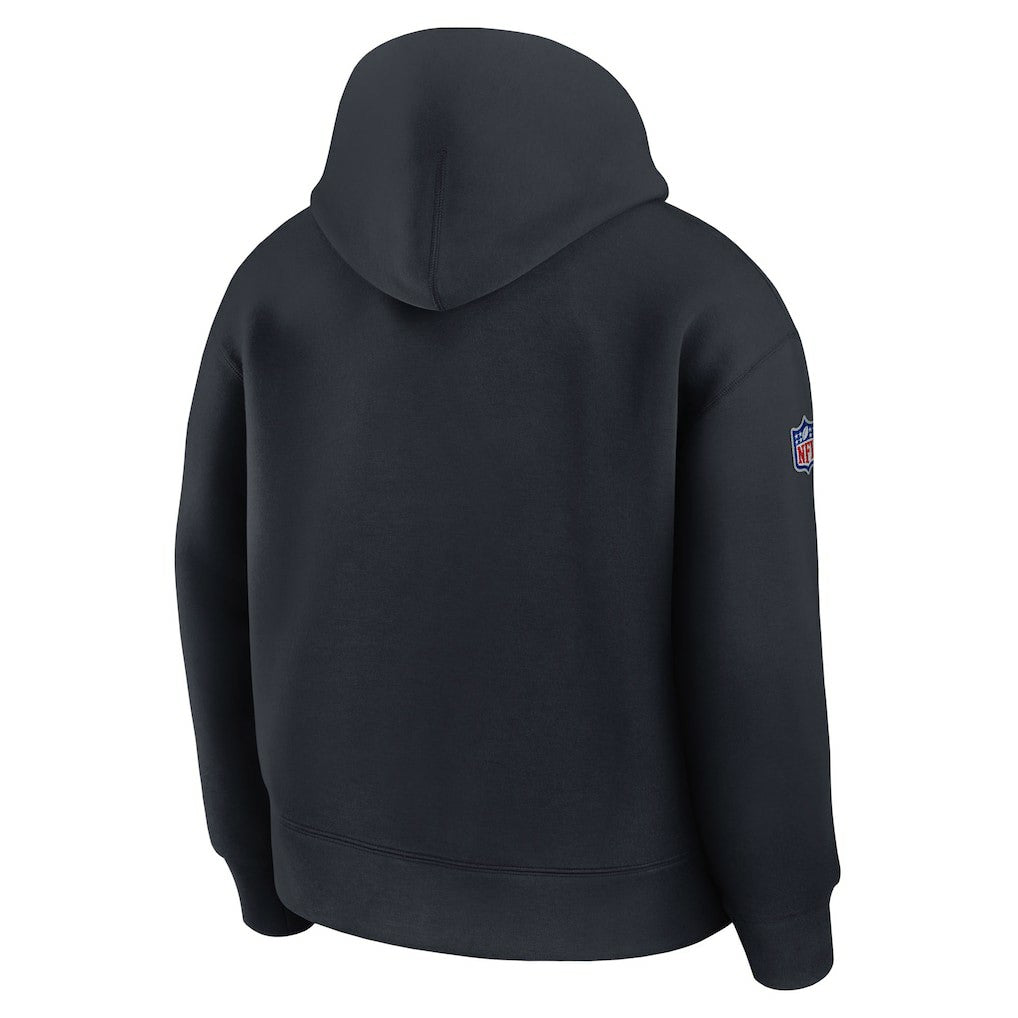 Miami Dolphins 2025 Rivalries Collection Oversized Tech Fleece Hoodie Pitch Blue