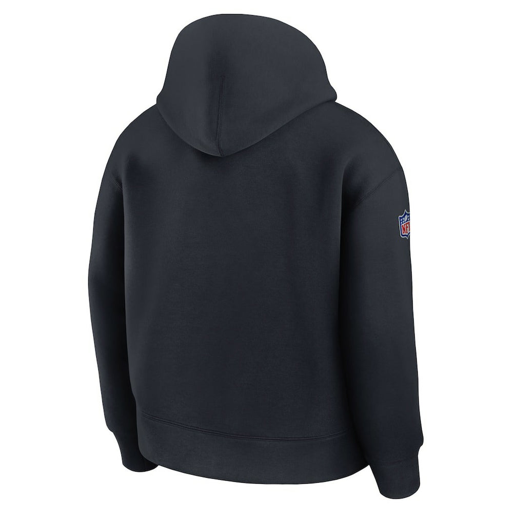 Miami Dolphins 2025 Rivalries Collection Oversized Tech Fleece Hoodie Pitch Blue