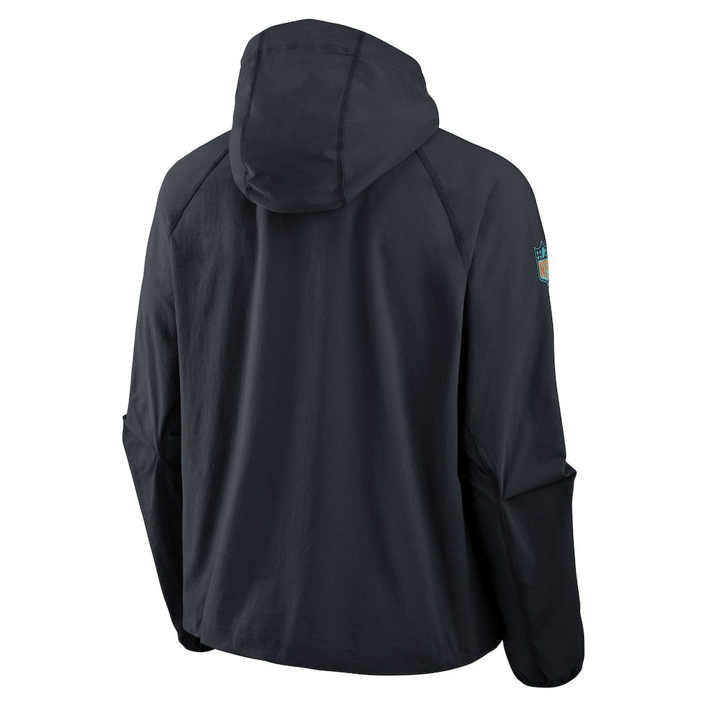 Miami Dolphins 2025 Rivalries Collection Tech Raglan Full-Zip Jacket Pitch Blue