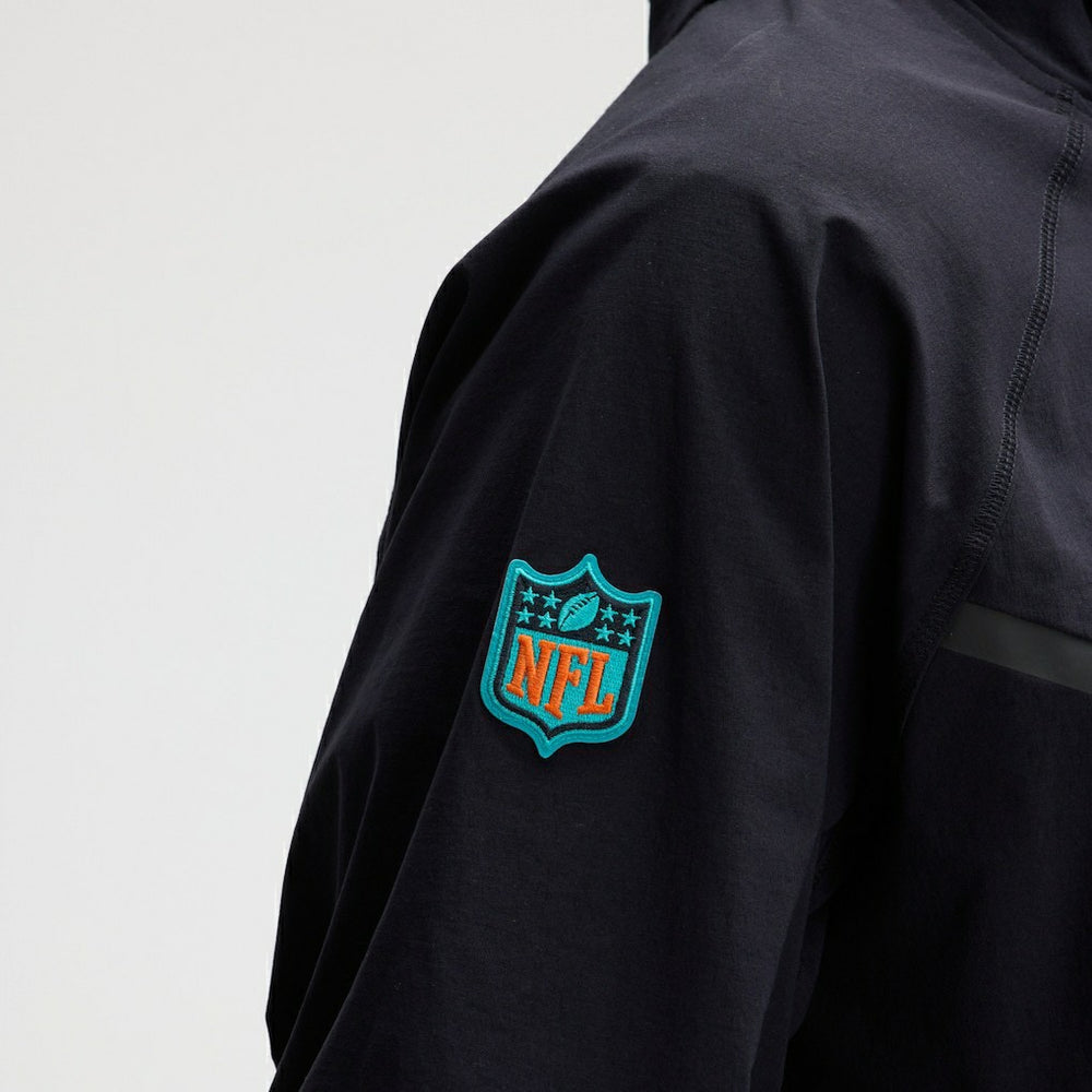 Miami Dolphins 2025 Rivalries Collection Tech Raglan Full-Zip Jacket Pitch Blue
