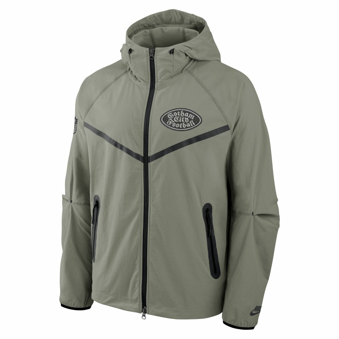 New York Jets 2025 Rivalries Collection Tech Raglan Full-Zip Jacket Gotham Green