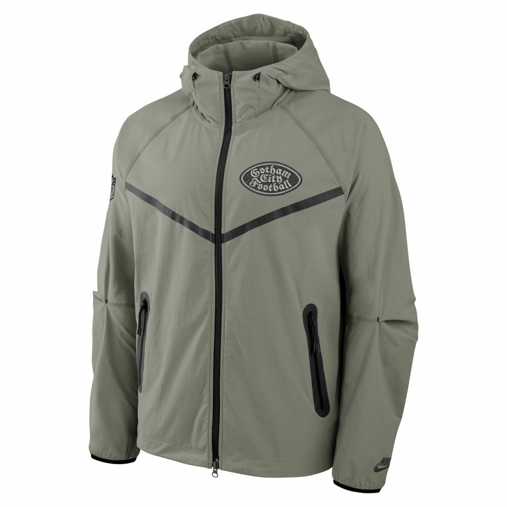 New York Jets 2025 Rivalries Collection Tech Raglan Full-Zip Jacket Gotham Green