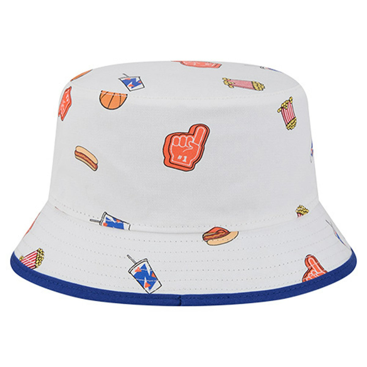 New York Knicks Team Cheer Reversible Bucket Hat White