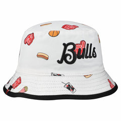 Chicago Bulls Team Cheer Reversible Bucket Hat White