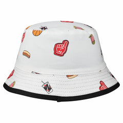Chicago Bulls Team Cheer Reversible Bucket Hat White