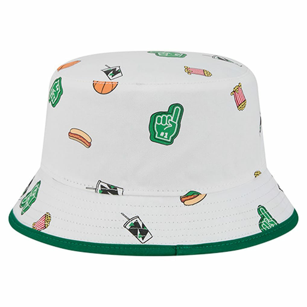Boston Celtics Team Cheer Reversible Bucket Hat White