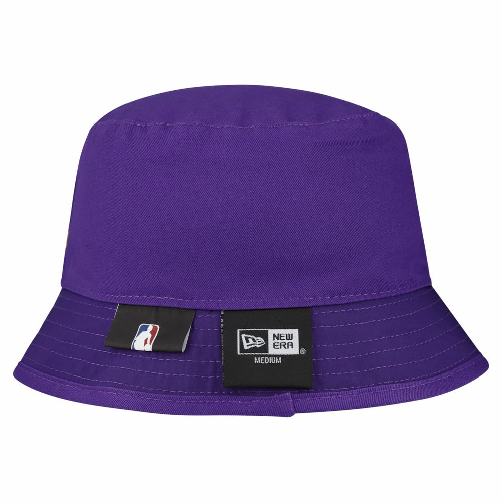 Los Angeles Lakers Team Cheer Reversible Bucket Hat White
