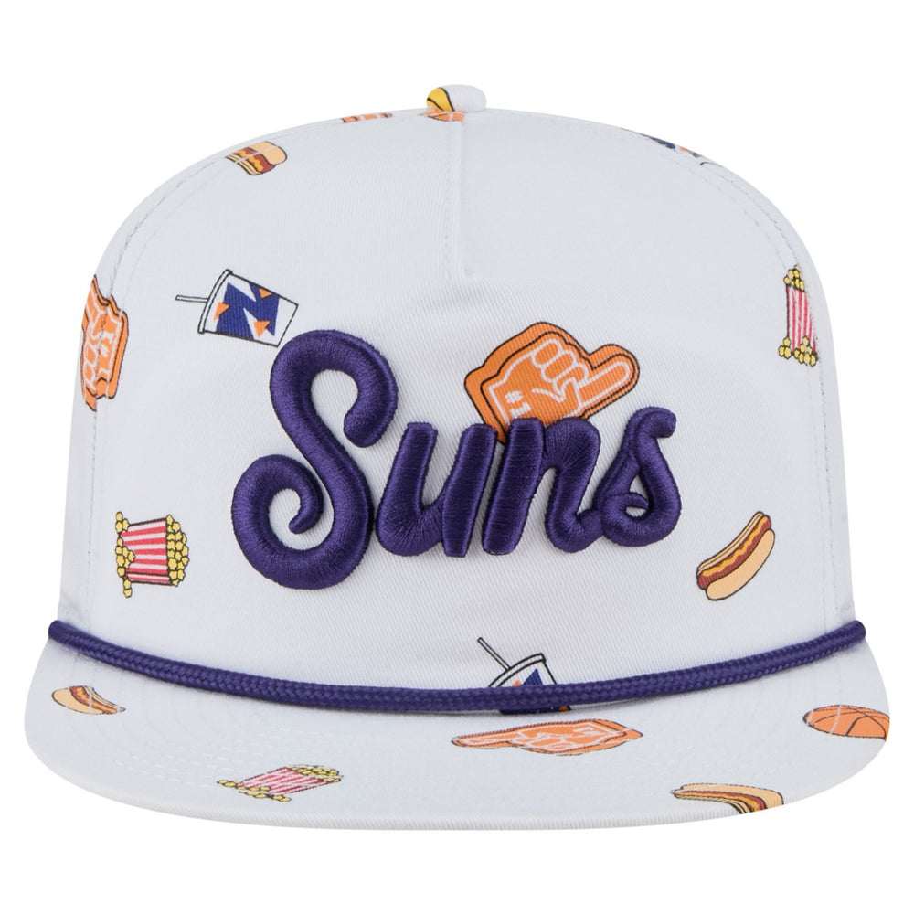 Phoenix Suns Team Cheer Rope 19TWENTY Adjustable Hat White
