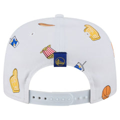 Golden State Warriors Team Cheer Rope 19TWENTY Adjustable Hat White