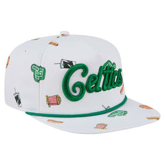 Boston Celtics Team Cheer Rope 19TWENTY Adjustable Hat White