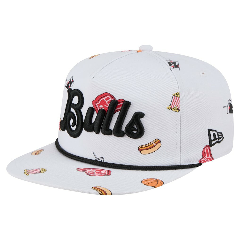 Chicago Bulls Team Cheer Rope 19TWENTY Adjustable Hat White